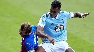 Tapia fue titular y jugó los 90 minutos con el Celta de Vigo. | Foto: Celta de Vigo