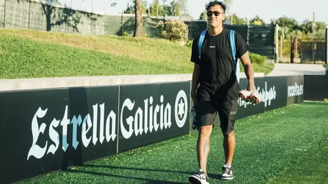 Renato Tapia se unió a la pretemporada del Celta de Vigo