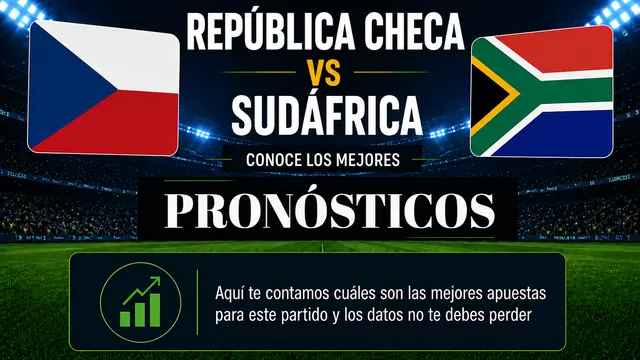 Conoce el pronóstico y las mejores cuotas del partido entre República Checa vs Sudáfrica por el Mundial 2026. | AD