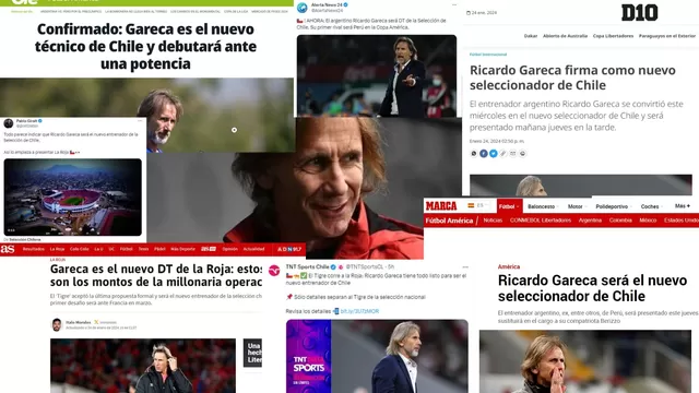 Medios chilenos y del mundo hablaron sobre la llegada de Gareca a la selección de Chile / Foto: América Deportes