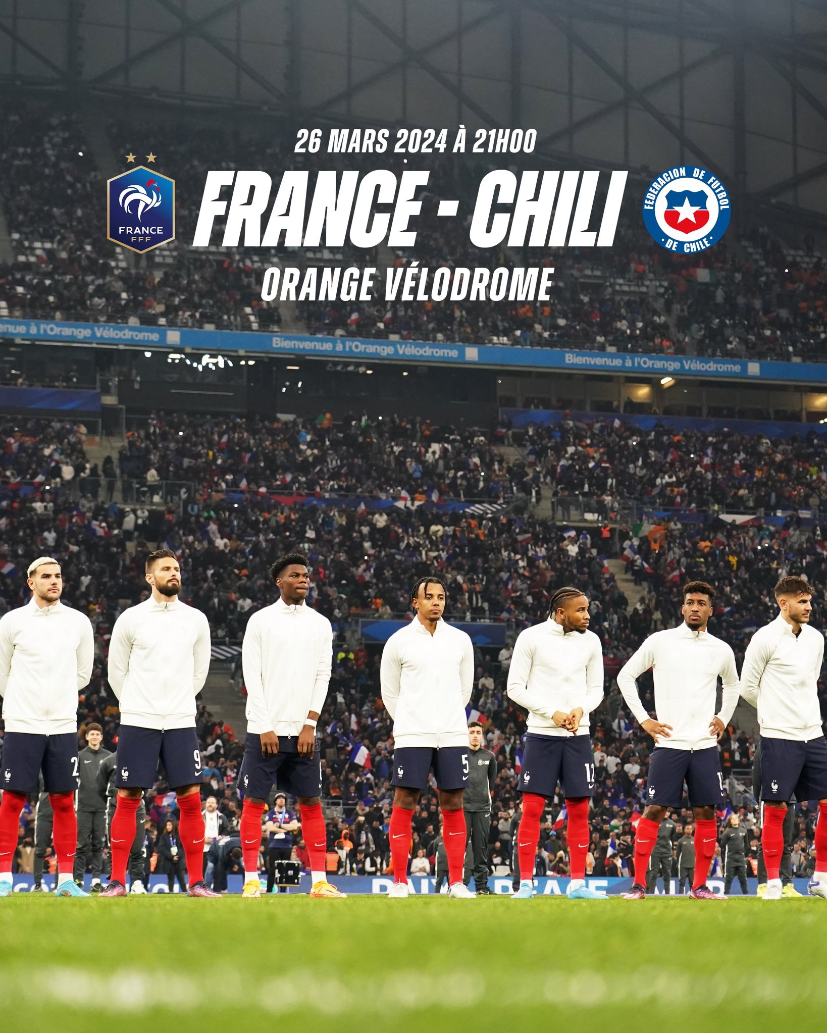 Esto publicó la selección francesa. | Fuente: @equipedefrance