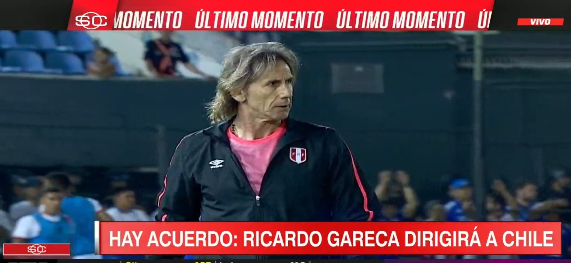 Ricardo Gareca será nuevo DT de Chile, según ESPN. | Fuente: Captura ESPN