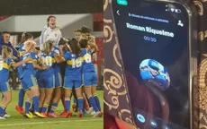 Riquelme sorprendió al plantel femenino de Boca tras clasificar a la final de la Libertadores - Noticias de boca-juniors