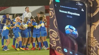 Riquelme sorprendió al plantel femenino de Boca tras clasificar a la final de la Libertadores