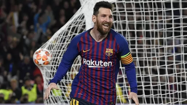 Messi anotó su gol 600 con Barcelona ante el Tottenham. | Foto: AFP
