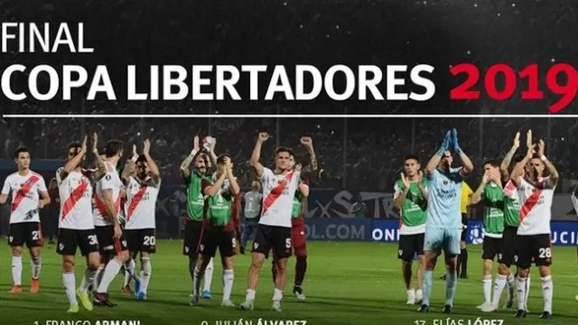 River Plate llegará a Lima con 30 jugadores. | Foto: River Plate