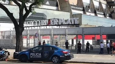 Tremendo susto se dieron en River Plate | Foto: Gustavo Yarroch.