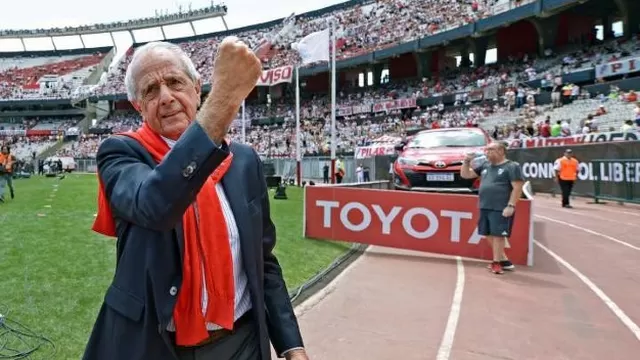 El presidente de River Plate tuvo una fuerte crítica para Boca Juniors y Macri. | Foto: El Gráfico