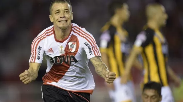 River Plate: espectacular gol y conmovedor festejo de Andrés D&#39;Alessandro