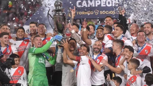 River Plate goleó 4-0 a Racing y se coronó campeón en Argentina