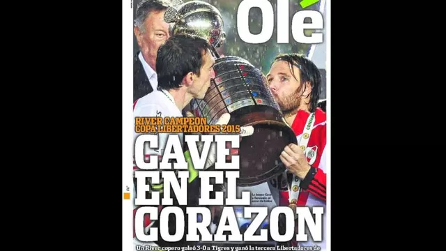 River Plate: prensa argentina celebró la conquista de la Libertadores-foto-1