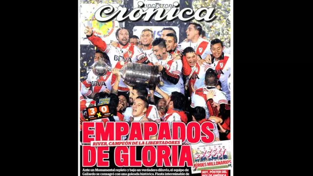 River Plate: prensa argentina celebró la conquista de la Libertadores-foto-3