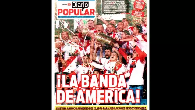 River Plate: prensa argentina celebró la conquista de la Libertadores-foto-5
