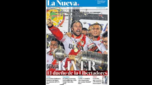 River Plate: prensa argentina celebró la conquista de la Libertadores-foto-6