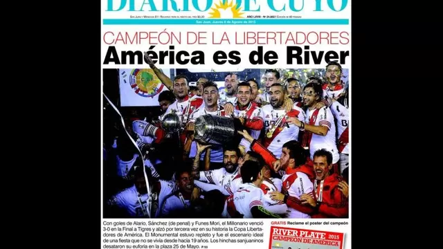 River Plate: prensa argentina celebró la conquista de la Libertadores-foto-7