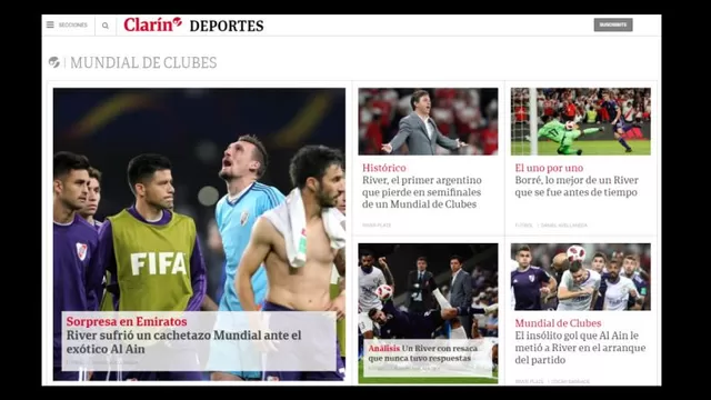 Las portadas de la derrota de River Plate.-foto-2
