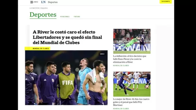 Las portadas de la derrota de River Plate.-foto-4