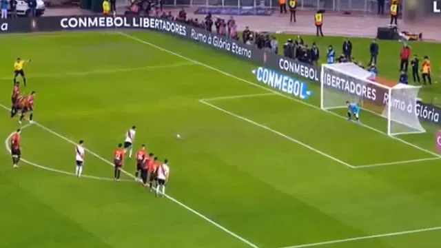 Revive el gol de Nacho Fern&aacute;ndez para River Plate. | Video: Cortes&iacute;a DirecTV