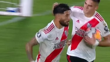 Milton Casco anotó para River Plate. 