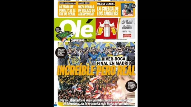 Las portadas del River Plate - Boca Juniors.-foto-3