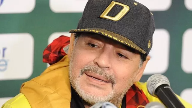 Maradona culpó al gobierno de Mauricio Macri | Foto: Dorados.