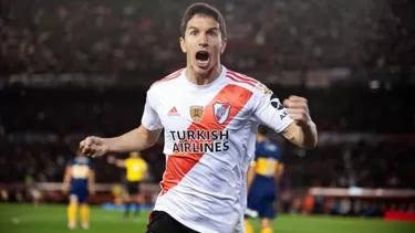 Nacho Fernández, autor del segundo gol de River Plate. | Foto: EFE