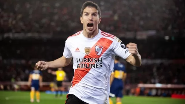 Nacho Fernández, autor del segundo gol de River Plate. | Foto: EFE