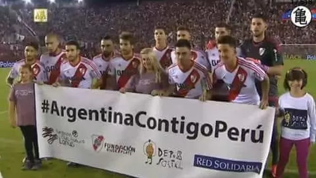 River Plate y Lanús tuvieron hermoso gesto con damnificados de Perú