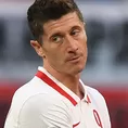 Robert Lewandowski celebró que su selección rechace jugar ante Rusia