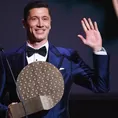 Lewandowski recibió de France Football el premio a máximo goleador en 2021