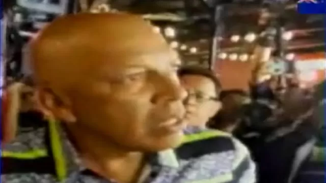 El video del enfrentamiento de Mosquera con dos hinchas