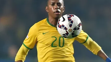 Robinho se reencontrar&amp;aacute; con el t&amp;eacute;cnico Luiz Felipe Scolari (Foto: AFP)