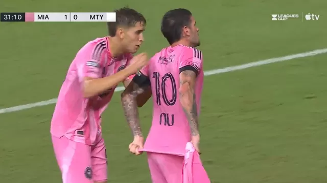 El mediocampista argentino dedicó el gol a su amigo, quien viajó a Rosario para el último adiós a su padre. | Video: Apple TV - MLS