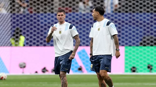 Rodrigo De Paul y Leando Paredes realizaron curiosa cábala a pocos minutos del Argentina vs Inglaterra por Mundial 2026 / Foto: Reuters