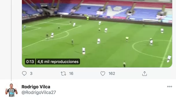 Rodrigo Vilca reaccionó al video de su jugadón.