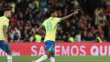 Rodrygo vestirá la 10 de la Selección de Brasil en la Copa América / Foto: AFP