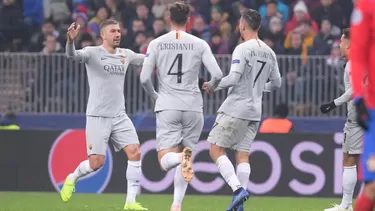 La Roma sumó 9 puntos en el Grupo G de la Champions League. | Foto: Roma