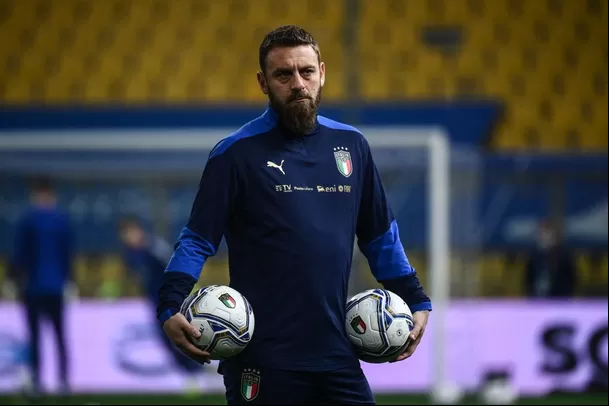 Daniele De Rossi es el nuevo DT de la Roma. | Foto: AFP