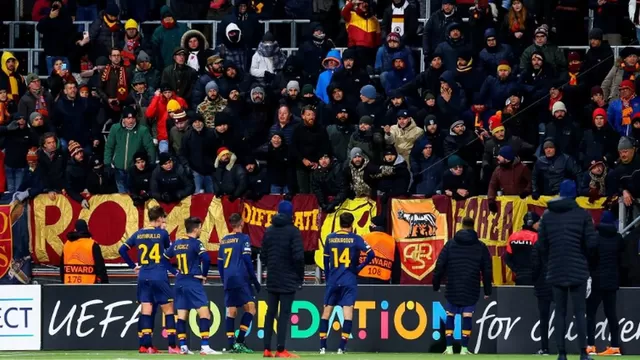 Roma venció al Leicester para llegar a la final. | Foto: EFE/Video: América Televisión (Fuente: BT Sport)