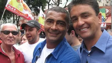 Romario y Bebeto, la dupla goleadora del Mundial 1994 firmes en la política