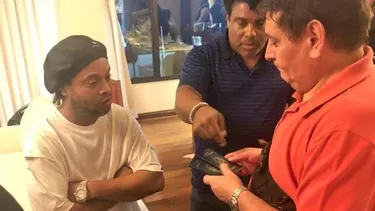 Ronaldinho, exfutbolista de 39 años. | Foto: @MinPublicoPy Ronaldinho, exfutbolista de 39 años. | Foto: @MinPublicoPy