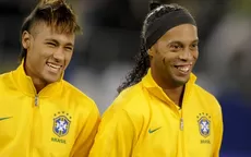 Ronaldinho defiende a Neymar: "Es uno de los mejores jugadores del mundo" - Noticias de ronaldinho
