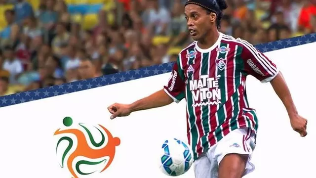 Ronaldinho falló increíble ocasión con Fluminense en la Florida Cup