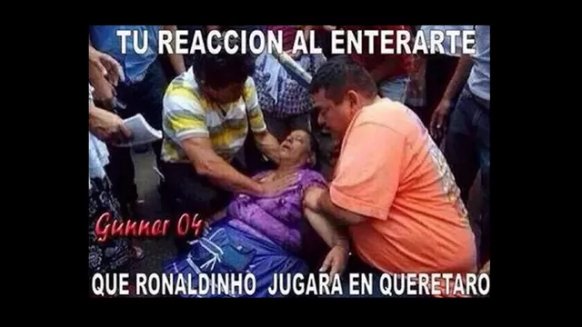 Ronaldinho fichó por el Querétaro de México y estos son los memes-foto-7