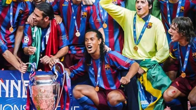 Ronaldinho recordó su triunfo en París.