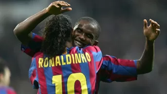 Ronaldinho recibió emotivo saludo de Samuel Eto'o por su cumpleaños