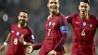 Cristiano Ronaldo consiguió su primer "póquer" de goles con Portugal