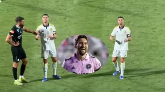 Cristiano Ronaldo respondió a los hinchas que le gritaron "Messi" con unos polémicos gestos / Fuente: TyC Sports