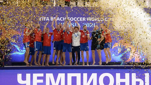 Rusia logró su tercer título mundial de fútbol playa al vencer 5-2 a Japón