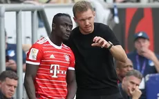 Sadio Mané se perderá la ida del PSG vs. Bayern por la Champions League - Noticias de 